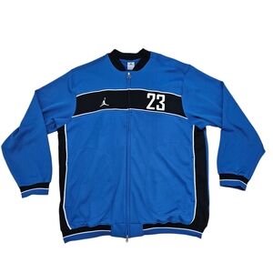 AIR JORDAN Men's Blue Tracksuit Zip-Up Jacket + Track Pants (Embroidered)